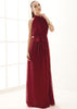 Vestido Longo Festa Gola Alta para Cada Corpo - 7 cores
