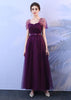 Vestido Longo de Festa Tule com Ombro de Fora