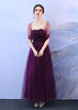 Vestido Longo de Festa Tule com Ombro de Fora