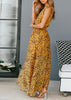 Vestido Longo com Estampa de Leopardo