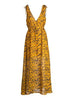 Vestido Longo com Estampa de Leopardo