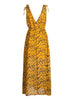 Vestido Longo com Estampa de Leopardo