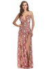 Vestido de Festa Longo Paetê com Fenda