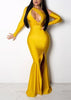Vestido Longo Sereia Festa com Fenda