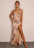 Vestido Tule Bordado com Paetês para Festa