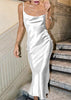 Vestido Longo Cetim Festa