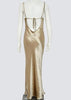 Vestido Longo Cetim Festa