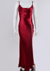 Vestido Longo Cetim Festa