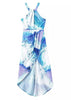 Vestido Assimetrico Floral