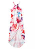 Vestido Assimetrico Floral