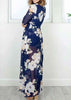 Vestido Longo Estampado com Fenda Lateral com Short