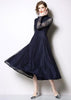 Vestido de Renda Midi Evase Moda Evangelica