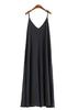 Vestido Longo Soltinho Simples Casual de Alça