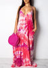 Vestido Longo Casual Estampado Simples Soltinho