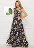 Vestido Longo Floral Festa para Casamento
