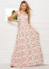 Vestido Longo Floral Festa para Casamento