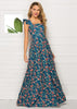 Vestido Longo Floral Festa para Casamento