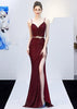 Vestido de Festa Longo de Paetê com Fenda
