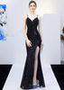 Vestido de Festa Longo de Paetê com Fenda