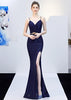 Vestido de Festa Longo de Paetê com Fenda