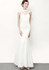 Vestido Longo Sereia Festa Tule Bordado com Pedrarias