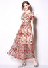 Vestido Renda Bordado Longo