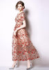 Vestido Renda Bordado Longo