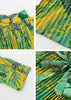 Vestido Longo Plissado Estampado Manga Longa Evangélica