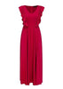 Vestido Longo Festa com Babado e Fenda