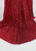 Vestido de Festa Longo de Paetês para Casamento