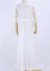 Vestido Saida de Praia Longo Branco com Renda
