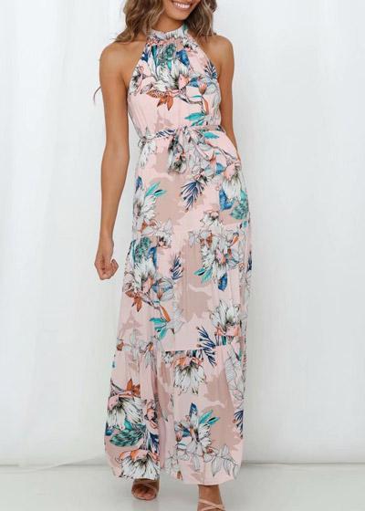 Vestido Longo Estampado Viscose