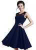 Vestido Midi Godê com Renda