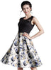 Vestido Midi Godê com Renda