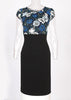 Vestido Tubinho Cintura Alta Com Fenda