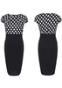 Vestido Tubinho Cintura Alta Com Fenda