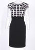Vestido Tubinho Cintura Alta Com Fenda