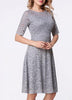 Vestido Evasê De Renda