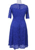 Vestido Evasê De Renda