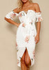 Vestido Mullet Floral Ombro a Ombro