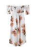 Vestido Mullet Floral Ombro a Ombro