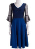 Vestido Midi Rodado com Renda