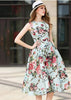 Vestido Midi Rodado Floral