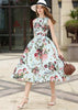 Vestido Midi Rodado Floral