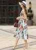 Vestido Midi Rodado Floral