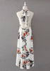 Vestido Mullet Floral Frente Única