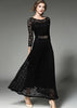 Vestido Longo de Renda para Festa