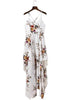 Vestido Assimétrico Longo Floral