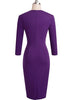 Vestido Midi Bicolor Tubinho