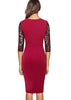 Vestido Tubinho Com Renda Por Cima